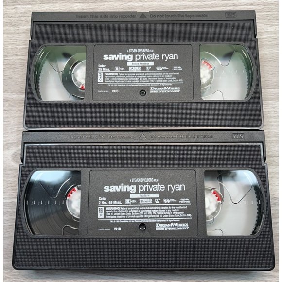 Saving Private Ryan VHS 1999 2 Tape Set Tom Hanks Special Limited Edition - Picture 3 of 8
